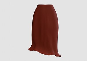 long red skirt