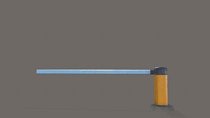 Parking Car Barrier Gate 3D model
