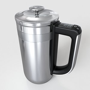 3D kitchen precision press coffee maker