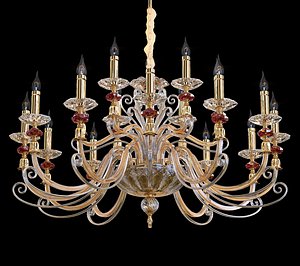 Crystal Lux Catarina SP12-6 Gold Transparent-Cognac