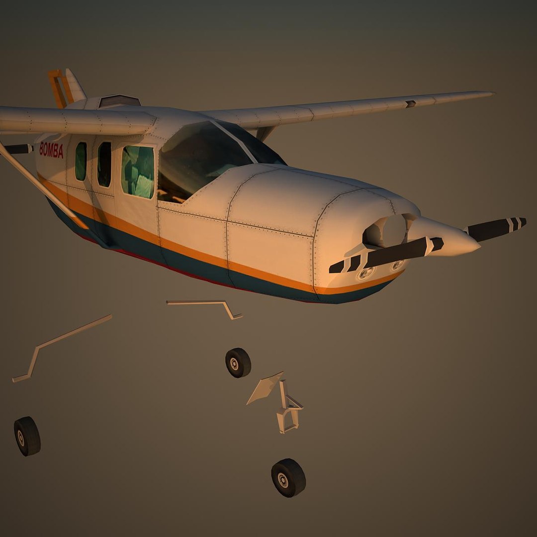 3d cessna 337 bom model