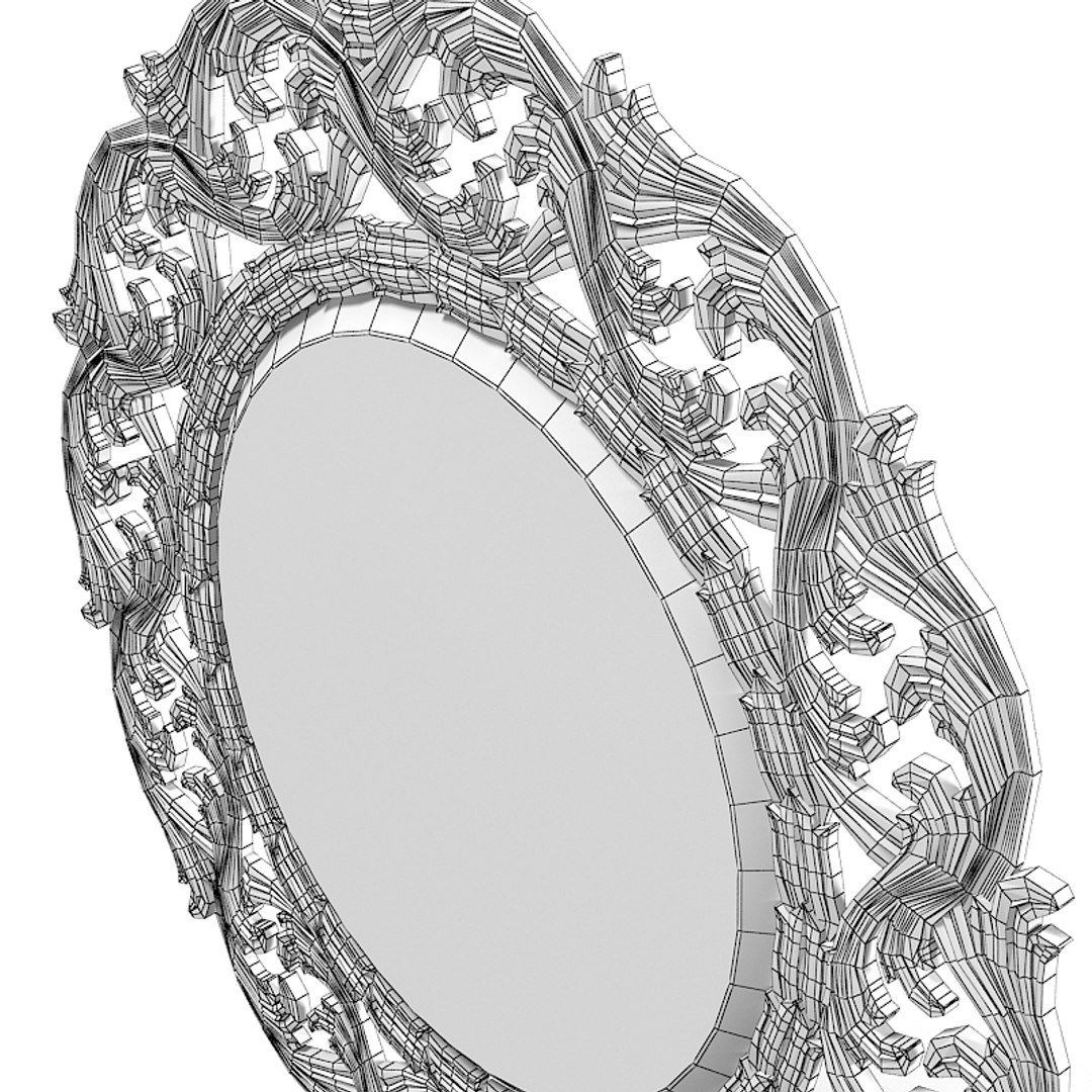 french mirror 3d model