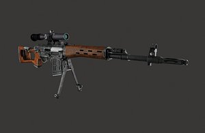 Dragonov SVD Sniper rifle