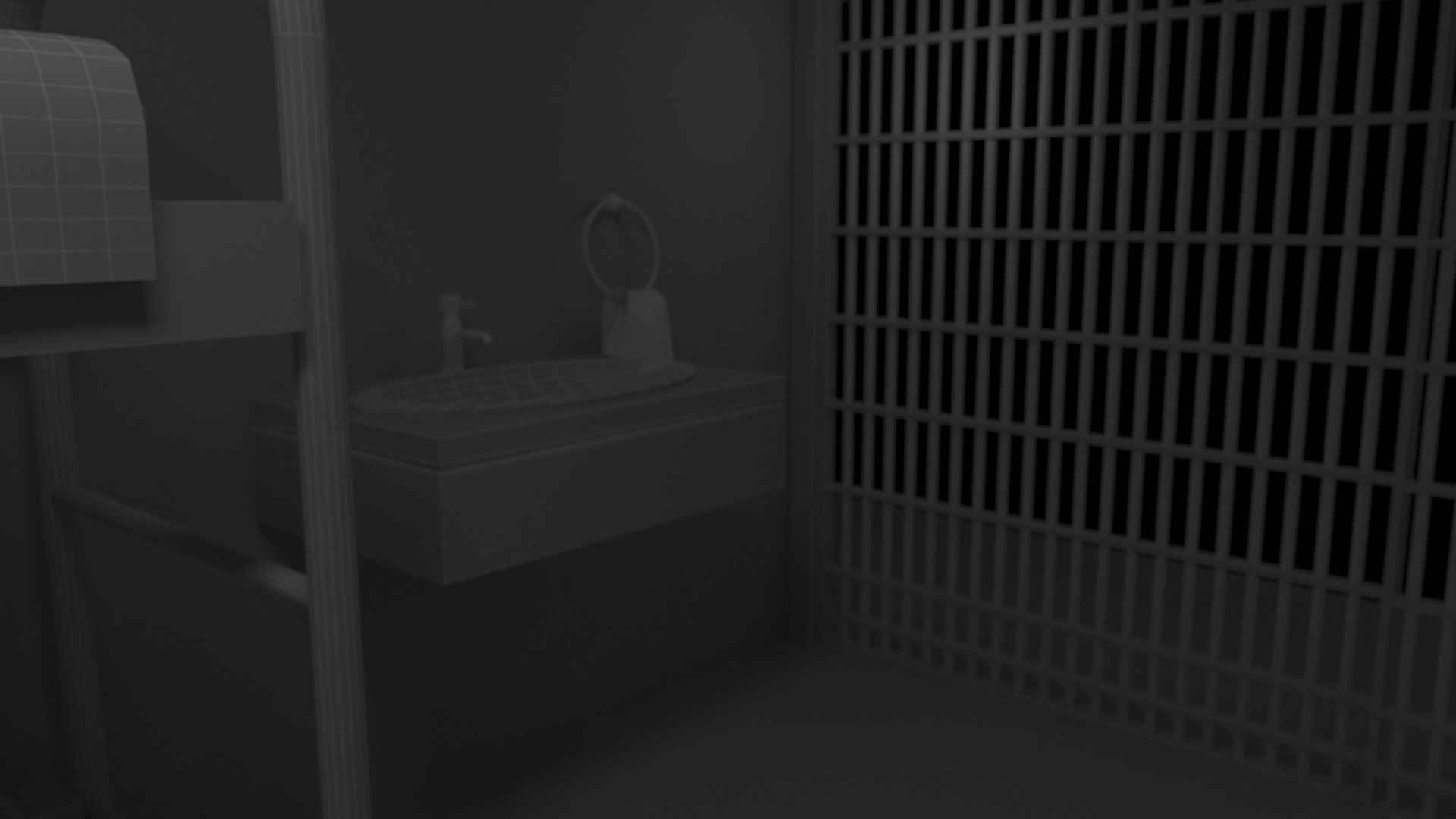 Prison Cell Model - TurboSquid 1532056