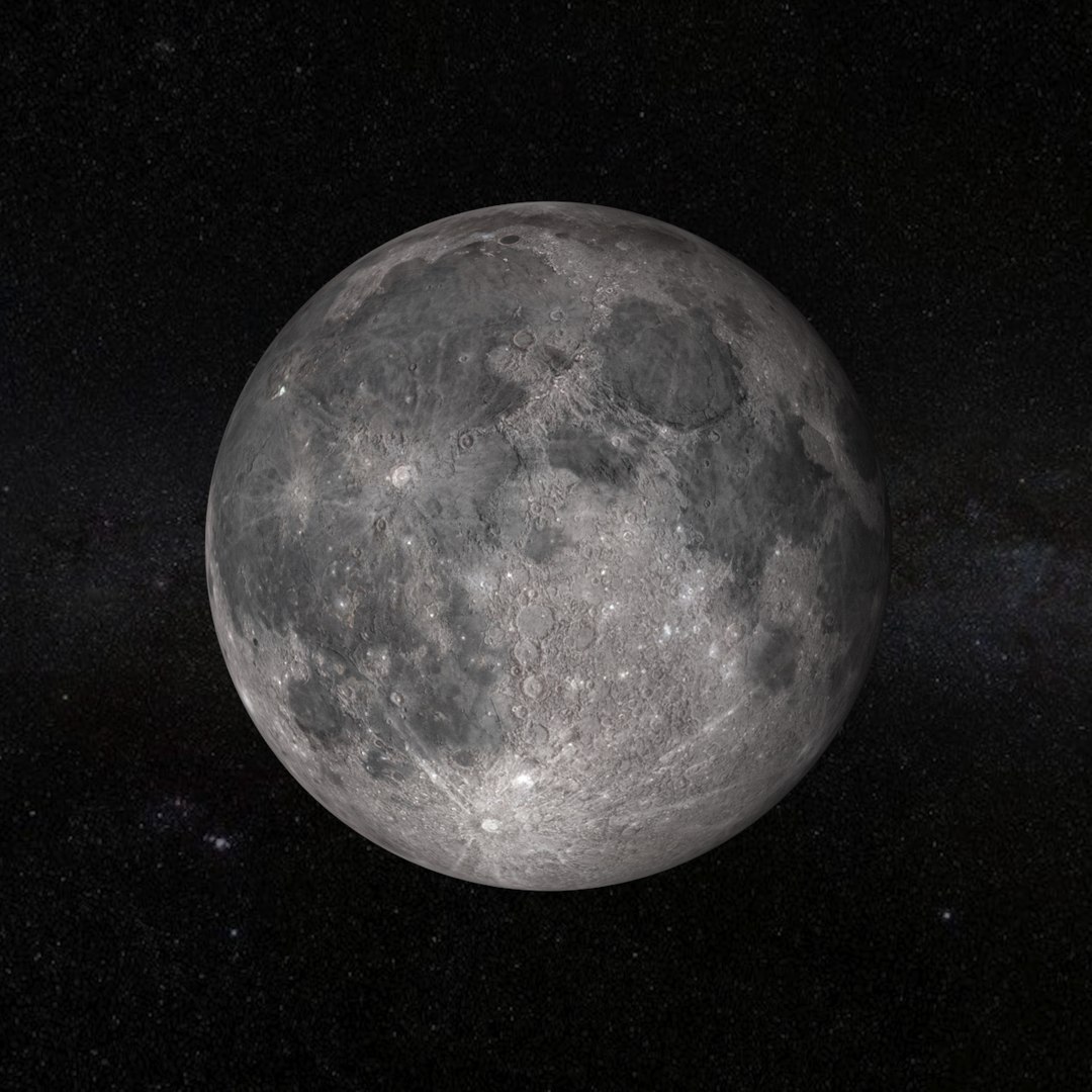 Moon 3D Model - TurboSquid 1188260