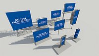 Modular Billboard and Advertising Display Collection