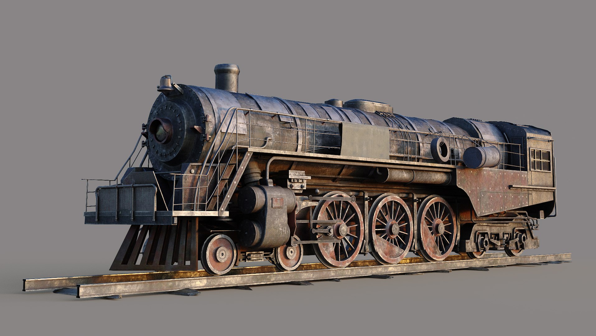 Locomotive Berkshire Steam 3D Model - TurboSquid 2120563