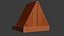 Antiker Tempel mit dreieckiger Form