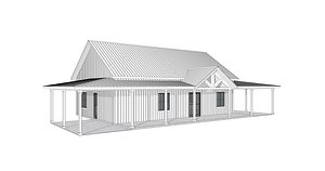 3D Barndominium House-11