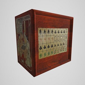 mahjong set 3D model