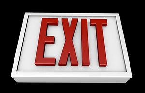 exit sign