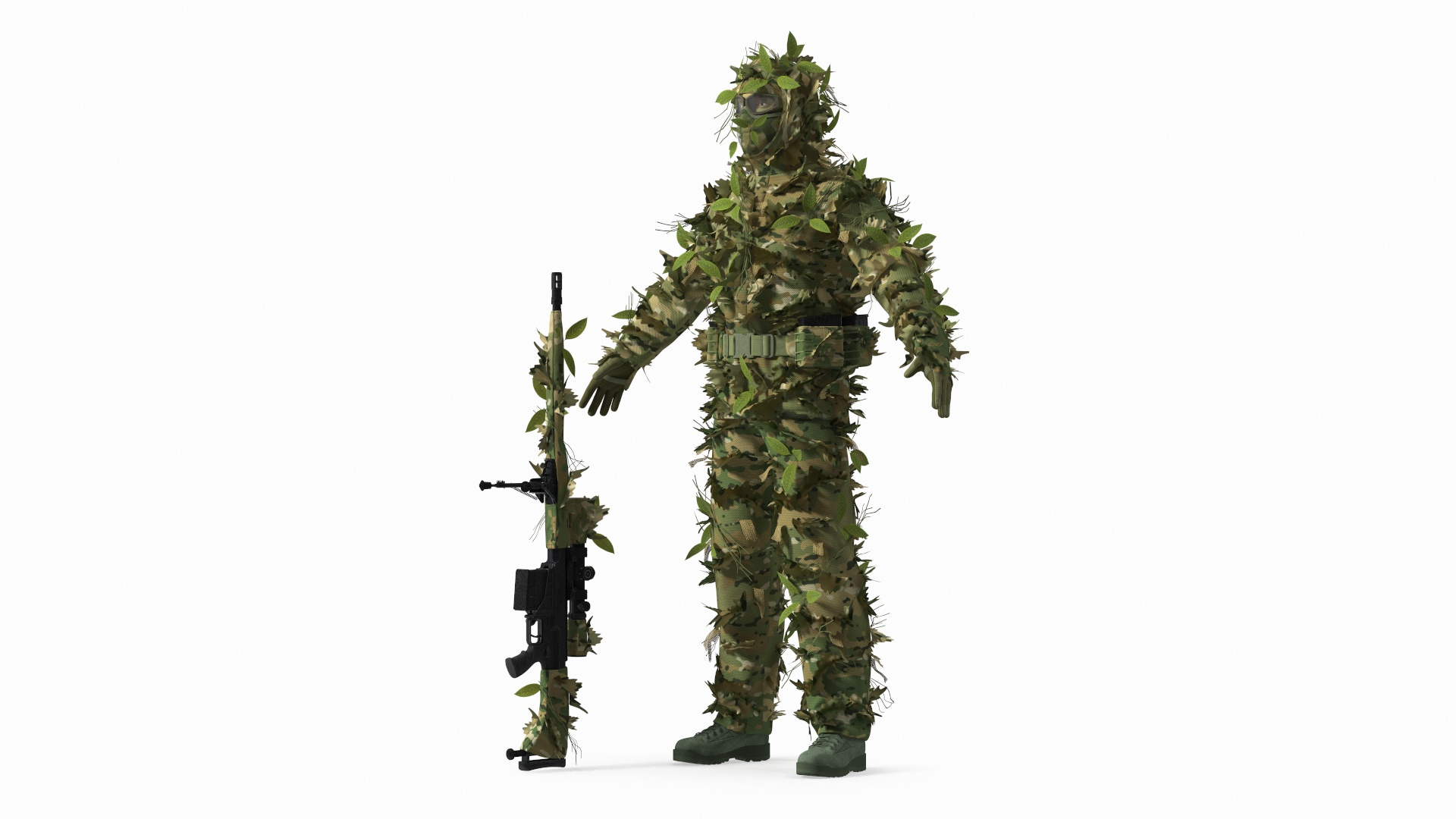 The History, Uses, and Guide to Creating a Ghillie Suit for Stunt & Action  Actors - The International Stunt Academy