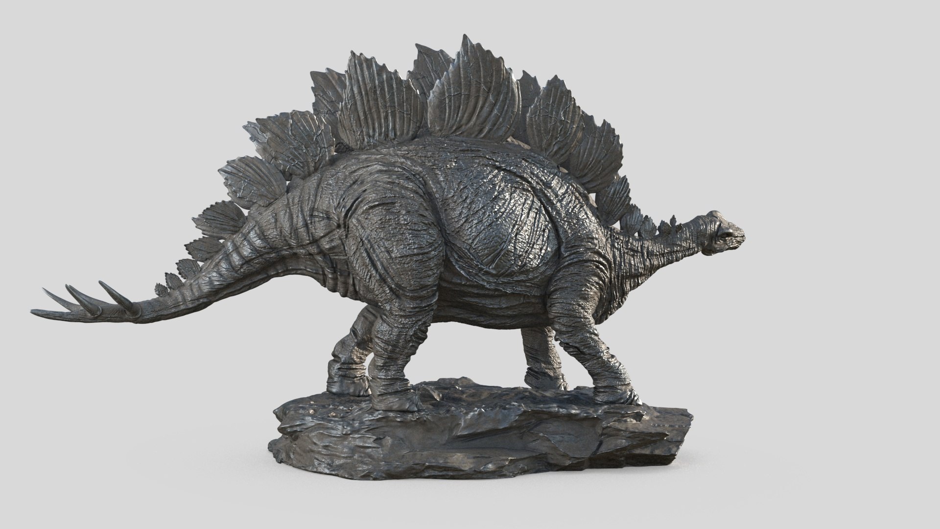 Stegosaurus Statue 3D Model - TurboSquid 2295764
