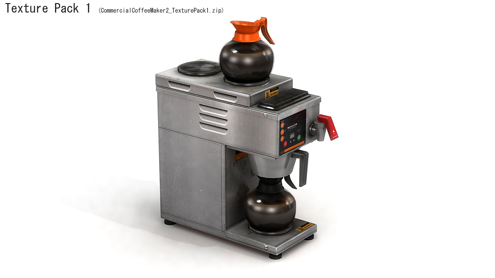 Commercial Coffee Machine 3D model