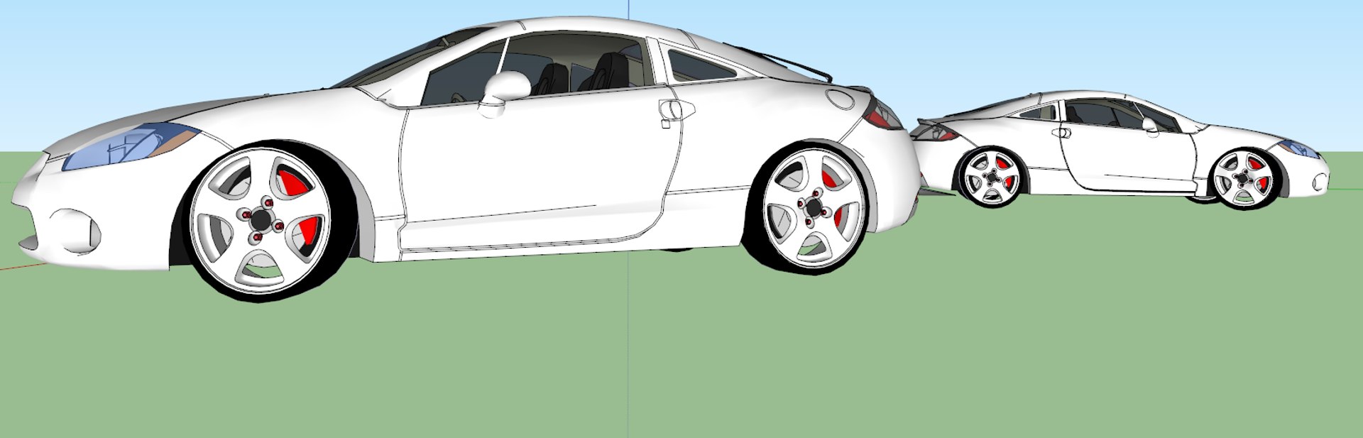 3d Mitsubishi Eclipse Model