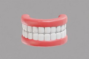 3D Human Teeth Cartoon model