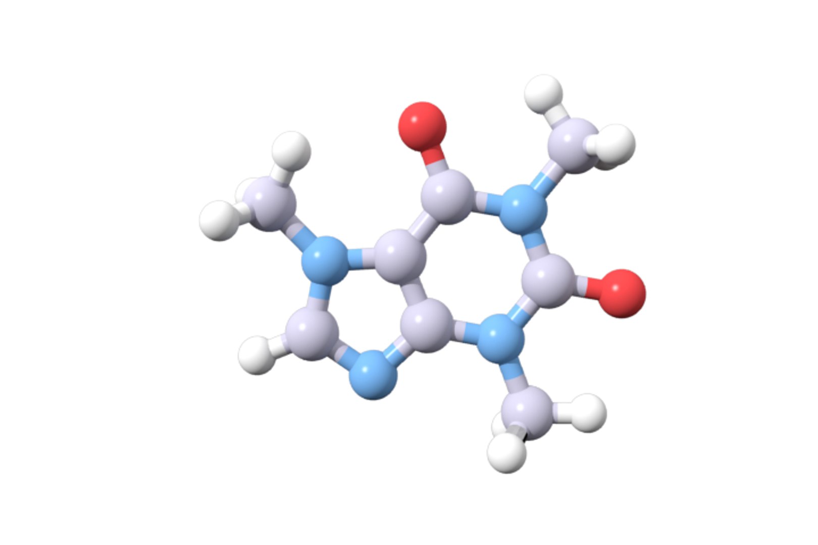 Caffeine Stimulant Methylxanthine 3D Model - TurboSquid 1219793