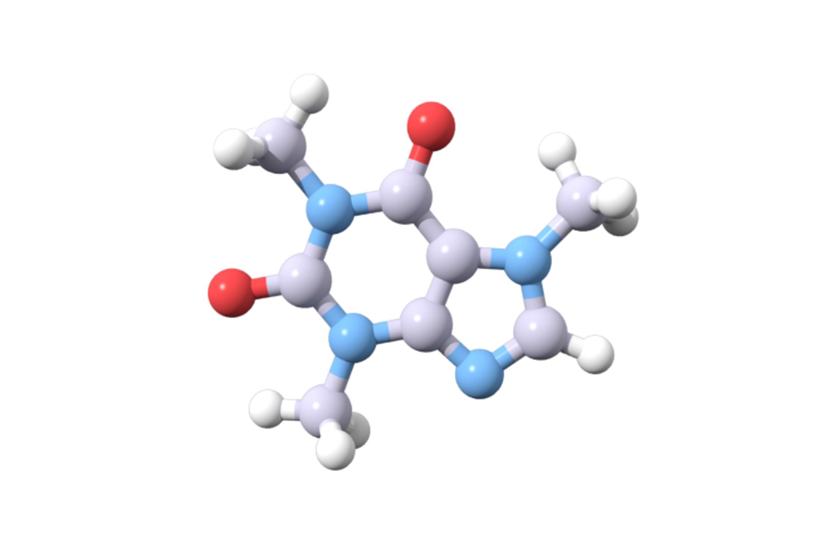 Caffeine Stimulant Methylxanthine 3D Model - TurboSquid 1219793