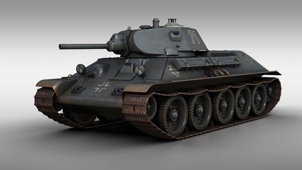 T-34-76-モデル1940-ソビエト中戦車-713Dモデル - TurboSquid