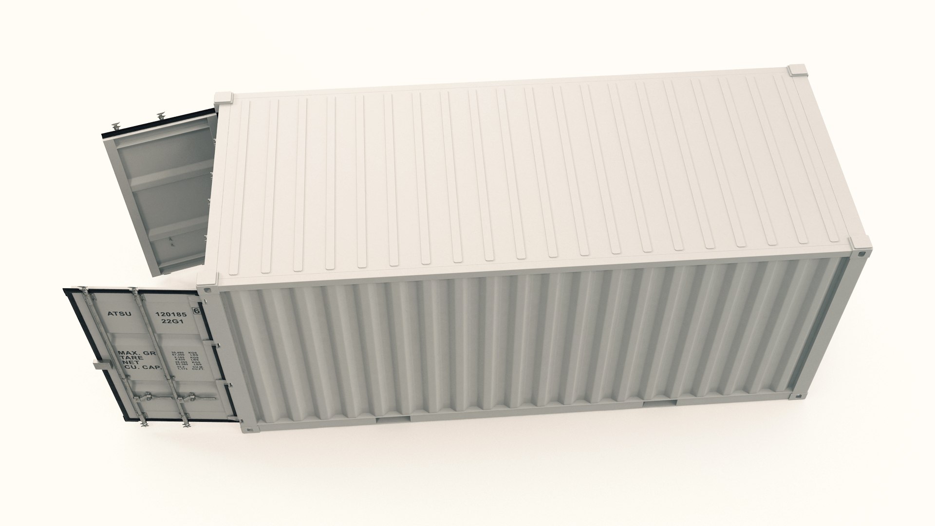 3D container 20 ft model https://p.turbosquid.com/ts-thumb/WU/7m4fob/aP/iso20ftcontainerclean0007/jpg/1610959603/1920x1080/fit_q87/875a2296a0e470454af709f2f562335a8bddf570/iso20ftcontainerclean0007.jpg
