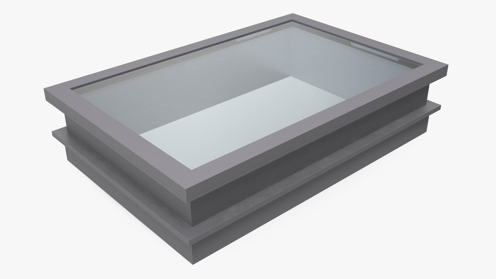 Modern Skylight Rectangle Window 3D model preview