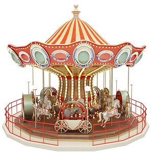 3D carousel model