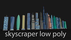 buildings skyscraper architecture 3D model