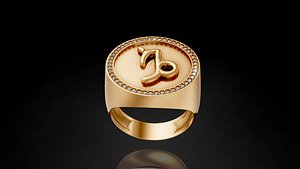 Capricorn ring