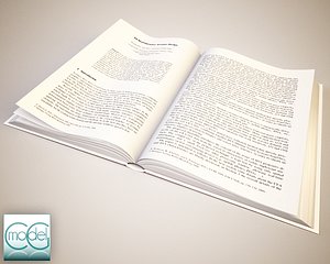3ds max open book