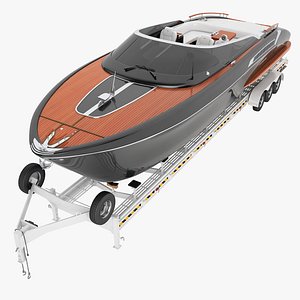 yacht trailer riva 3D model
