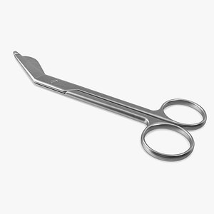 Medical Bandage Scissors Steel model