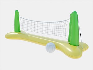 KIT VOLEI INFLAVEL PARA PISCINA 3D model