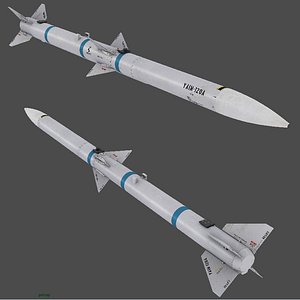 3ds max aim-120 missile amraam