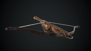 3D medieval crossbow