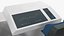 Control Console With Standing Operator White 3D