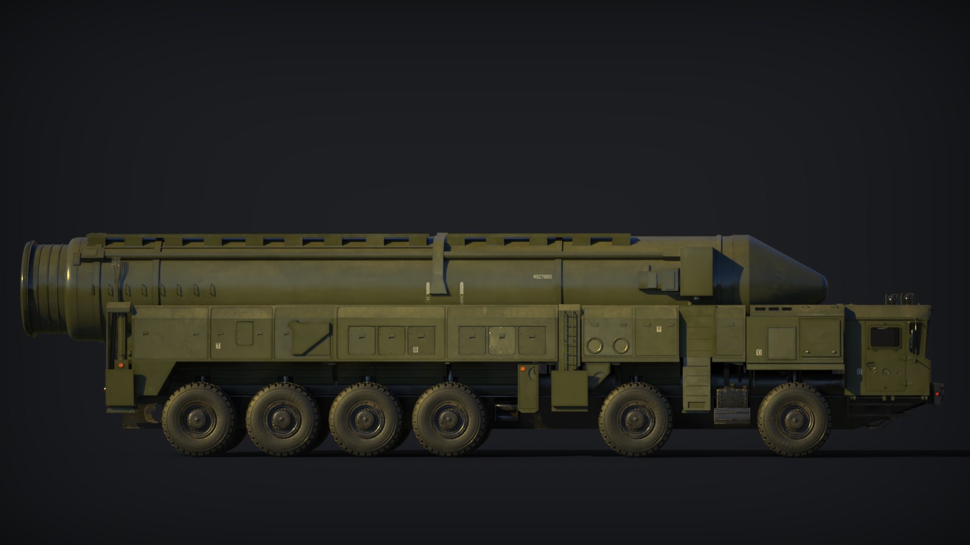 3D RS26 Oreshnik Rubezh IRBM TurboSquid 2319693