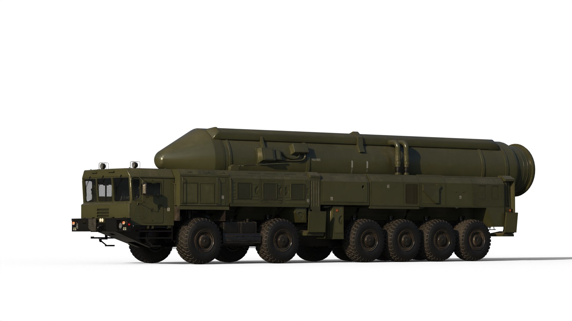 3D RS26 Oreshnik Rubezh IRBM TurboSquid 2319693