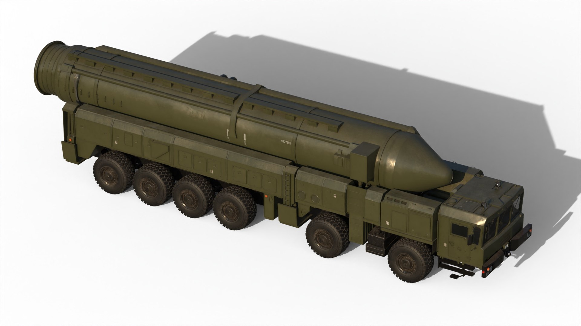 3D RS-26 Oreshnik Rubezh IRBM - TurboSquid 2319693