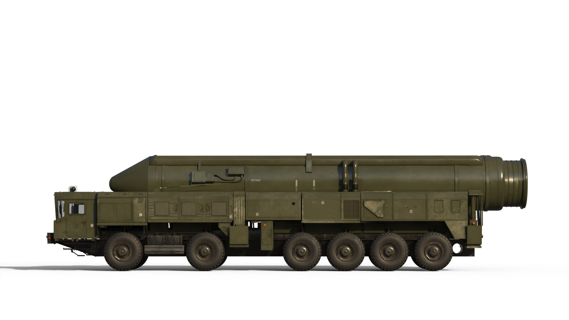 3D RS-26 Oreshnik Rubezh IRBM - TurboSquid 2319693
