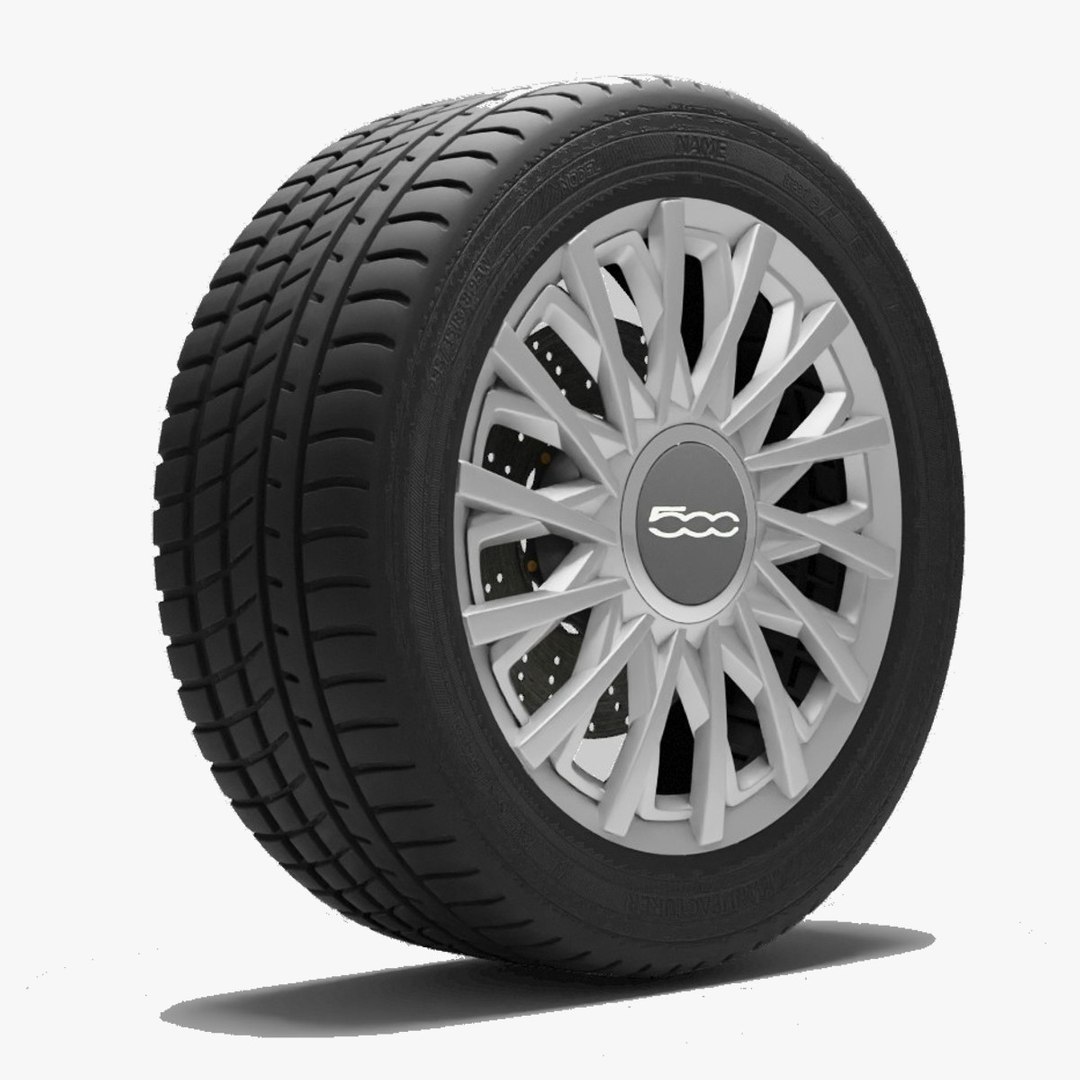 Car Fiat Wheel With Rim 3D - TurboSquid 2146000