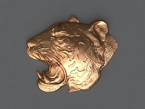 tiger mold hand 3D model