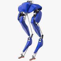 Cassie Robot Blue Rigged for Maya
