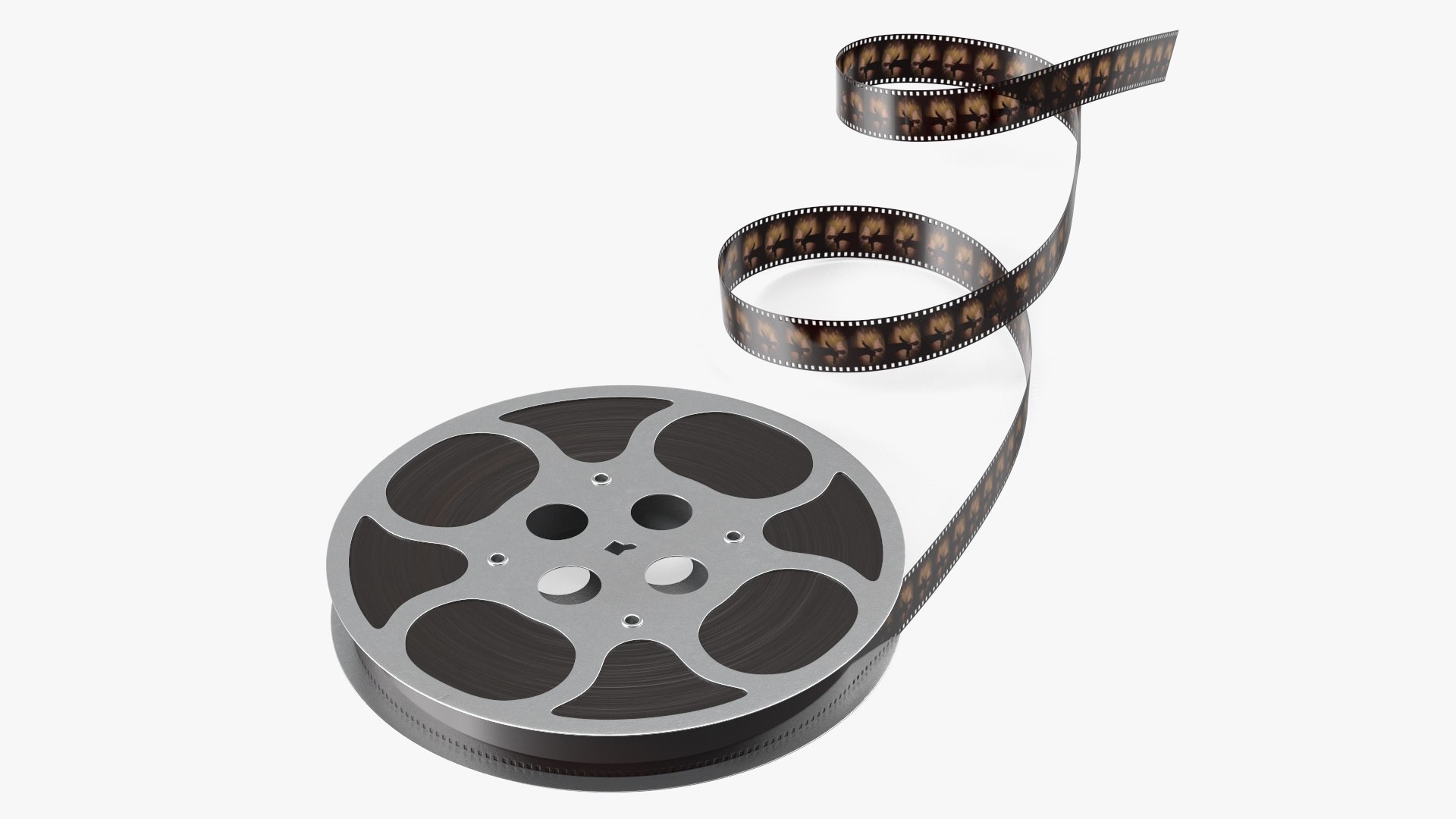 Video Film Reels Collection 2 3D model preview