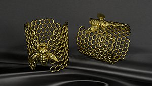 3D Honeycomb bracelet