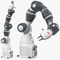 ABB YuMi IRB 14050 Collaborative Robot Rigged