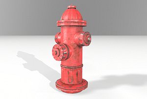 3D hydrant pbr blender model