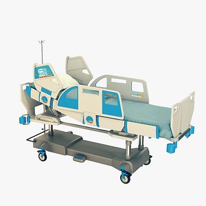 medical bed 3D model