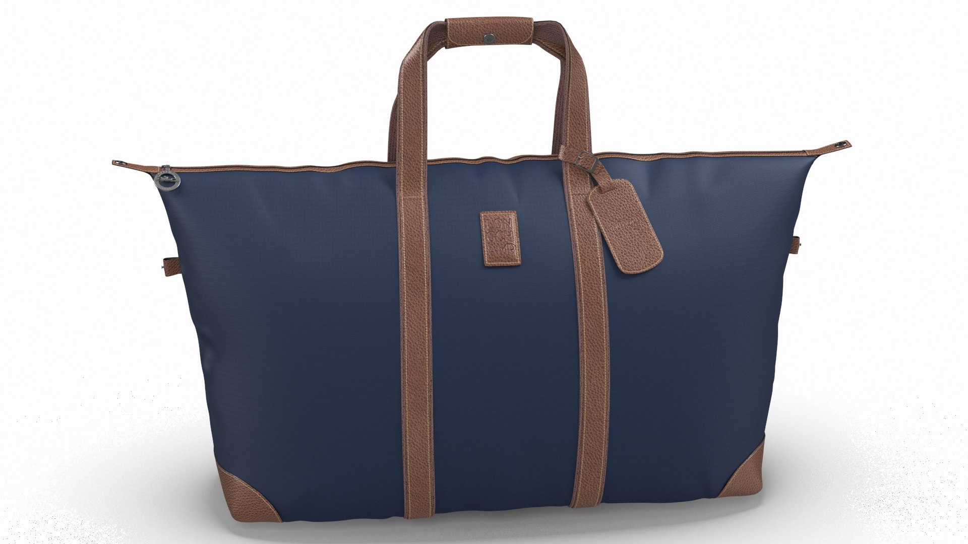 Travel Bag LONGCHAMP Blue 3D model preview