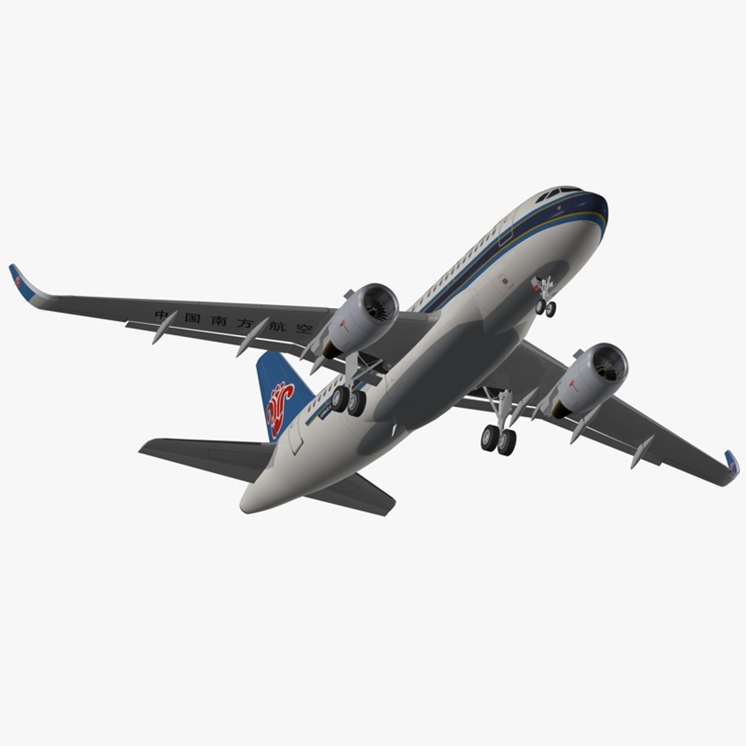 3d Model Airbus A319neo China Southern Airlines - Turbosquid 1758038