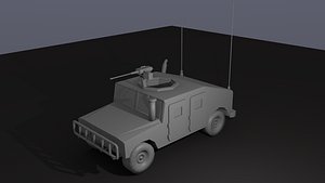 humvee 3D model